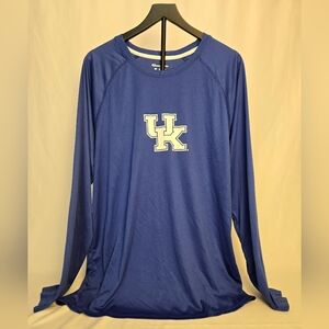 Kentucky Wildcats Long Sleeve Shirt Men's size XL Blue Champion Elite
